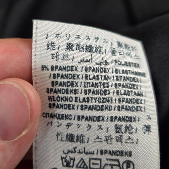 Guess Black Peplum Sleeveless Mesh USA Made Bodycon Classic Mini Dress Size XS - Picture 5 of 6